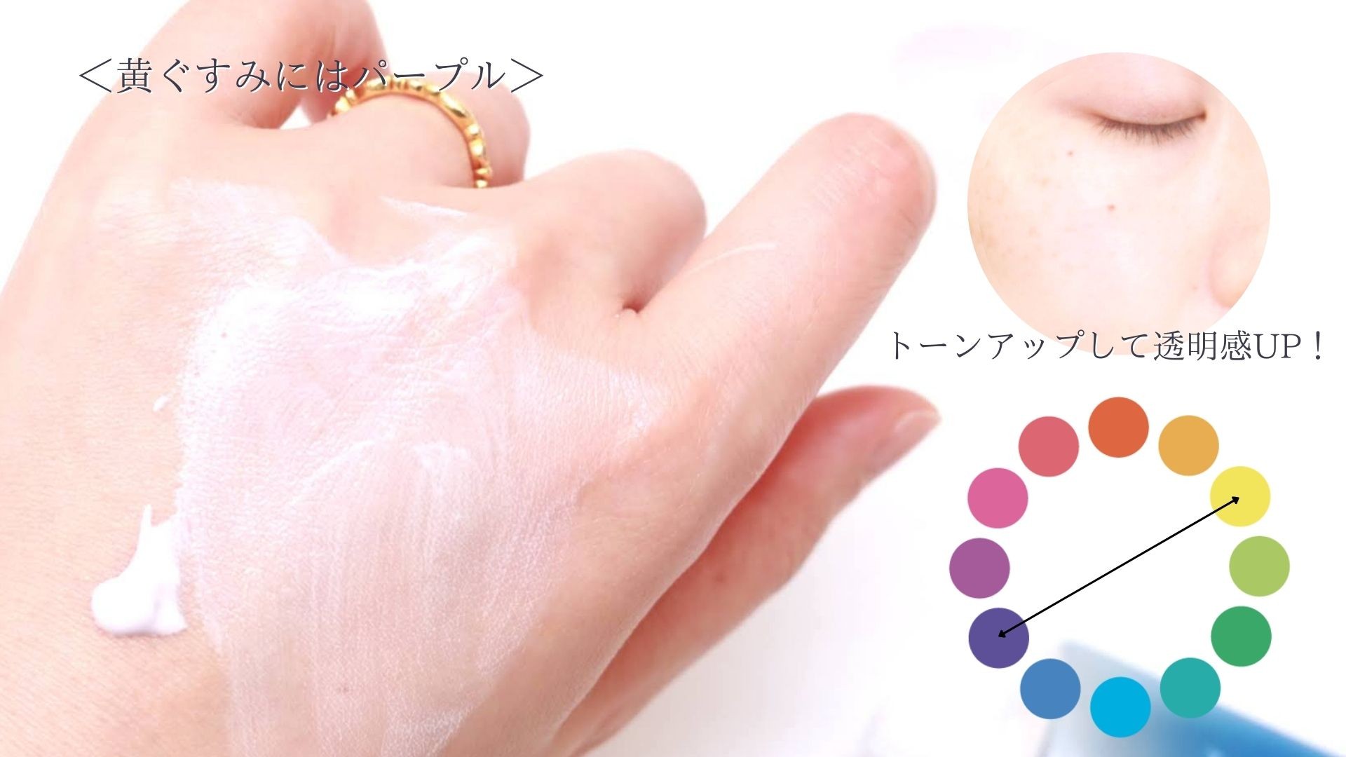 ローズアクアUVカラークリーム イエロー スキンアクア トーンアップUVエッセンス ローズ | ロート製薬
